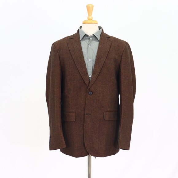 Wangyue 46L Gray HB 2-Button Sport Coat Blazer Jacket T360 - Picture 1 of 11